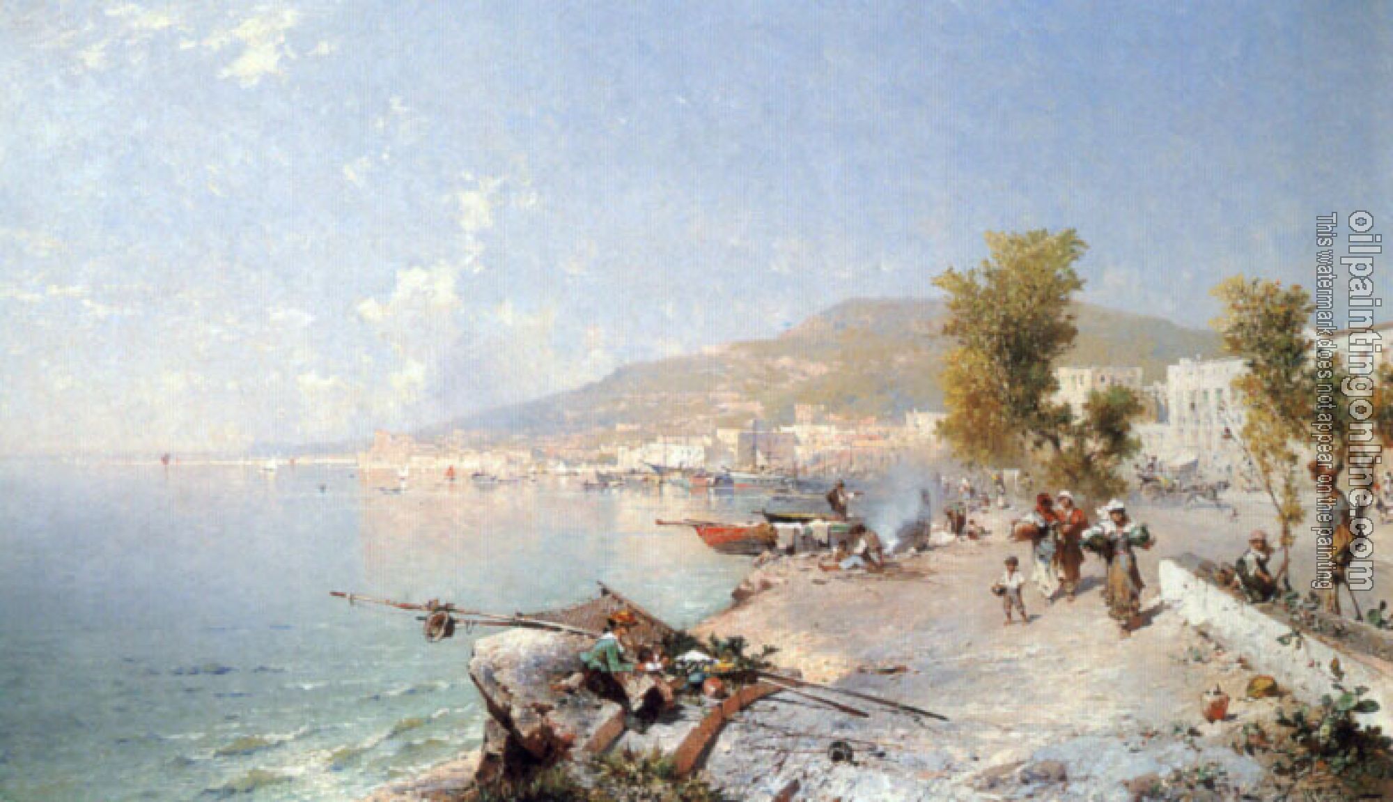 Unterberger, Franz Richard - Vietri Sul Mare Looking Towards Salerno